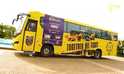 Kerala Blasters team bus fitness certificate suspended