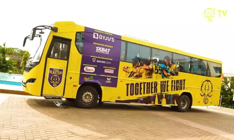 Kerala Blasters team bus fitness certificate suspended