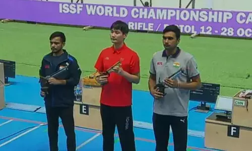 Sagar Dangi wins two medals in ISSF World Championship