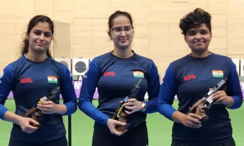 Indian trio wins silver in 25m pistol at ISSF World Championship