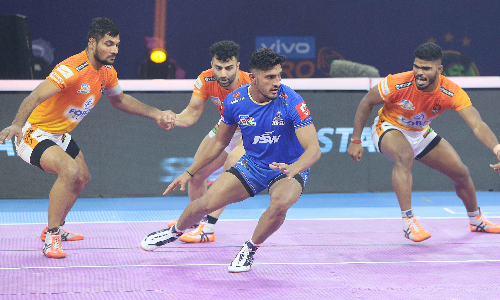 Pro Kabaddi 2022: Puneri Paltan and Haryana Steelers play out a thrilling 27-27 draw