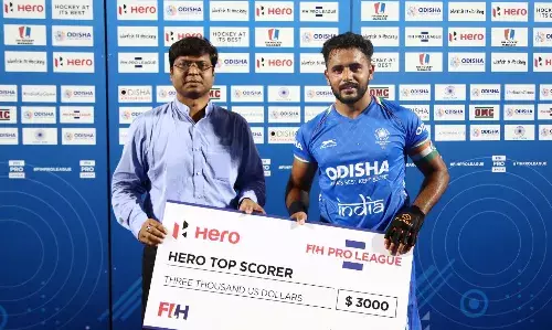 Harmanpreet Singh honoured for being top goal-scorer of FIH Mens Hockey Pro League 2021-22