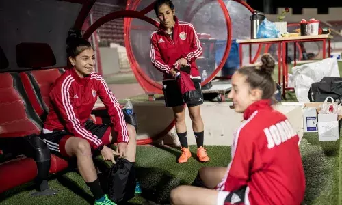 Youre a girl, its not right- Girls in Middle-East fight barriers to play football