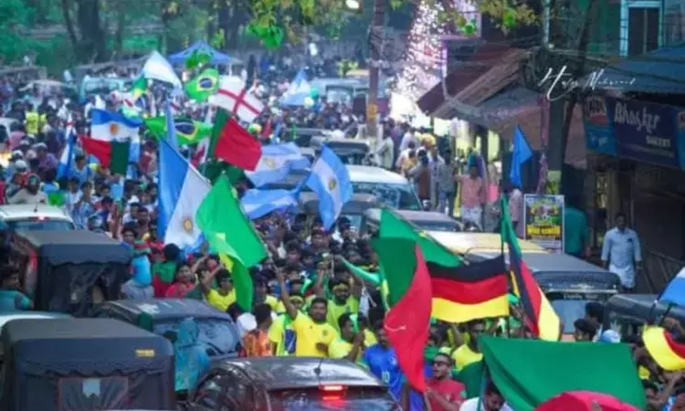 How a district in Kerala divides into three during FIFA World Cup