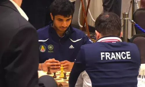 India defeats France in tie-breaker to reach World Team Chess Cship semi-finals