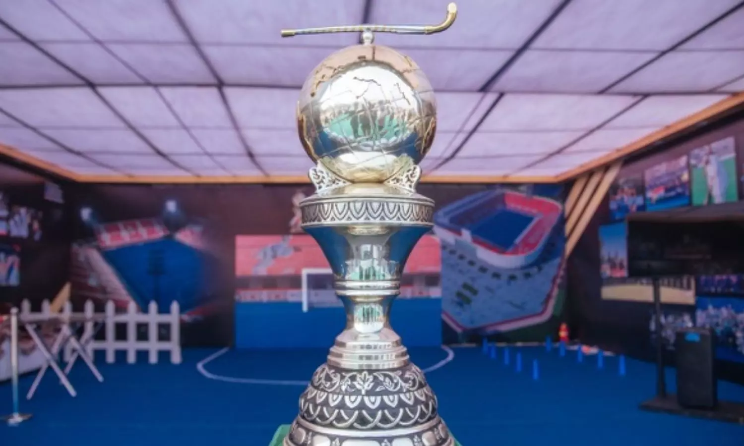 The 2023 FIH Mens Hockey World Cup Trophy