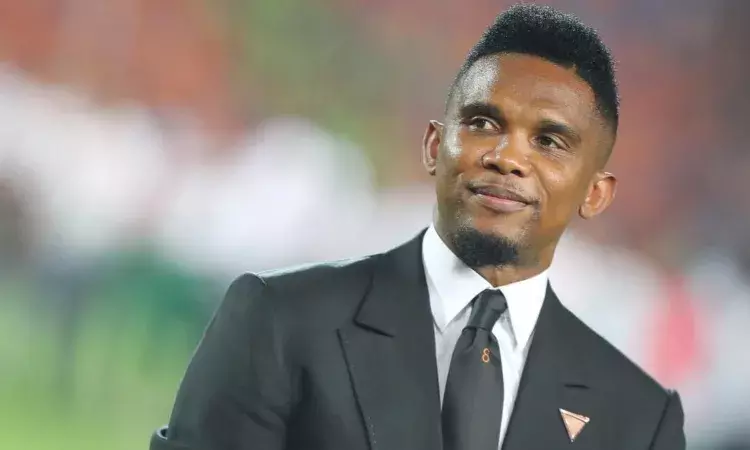 WATCH: Samuel Etoo kicks man in altercation outside World Cup game WATCH: Samuel Etoo kicks man in altercation outside World Cup game