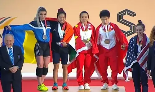Mirabai Chanu breaches Great Wall of China