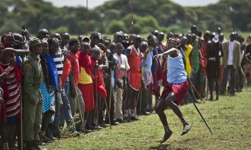 From lion-killing to Olympics: Maasai look to use javelin skills to earn money