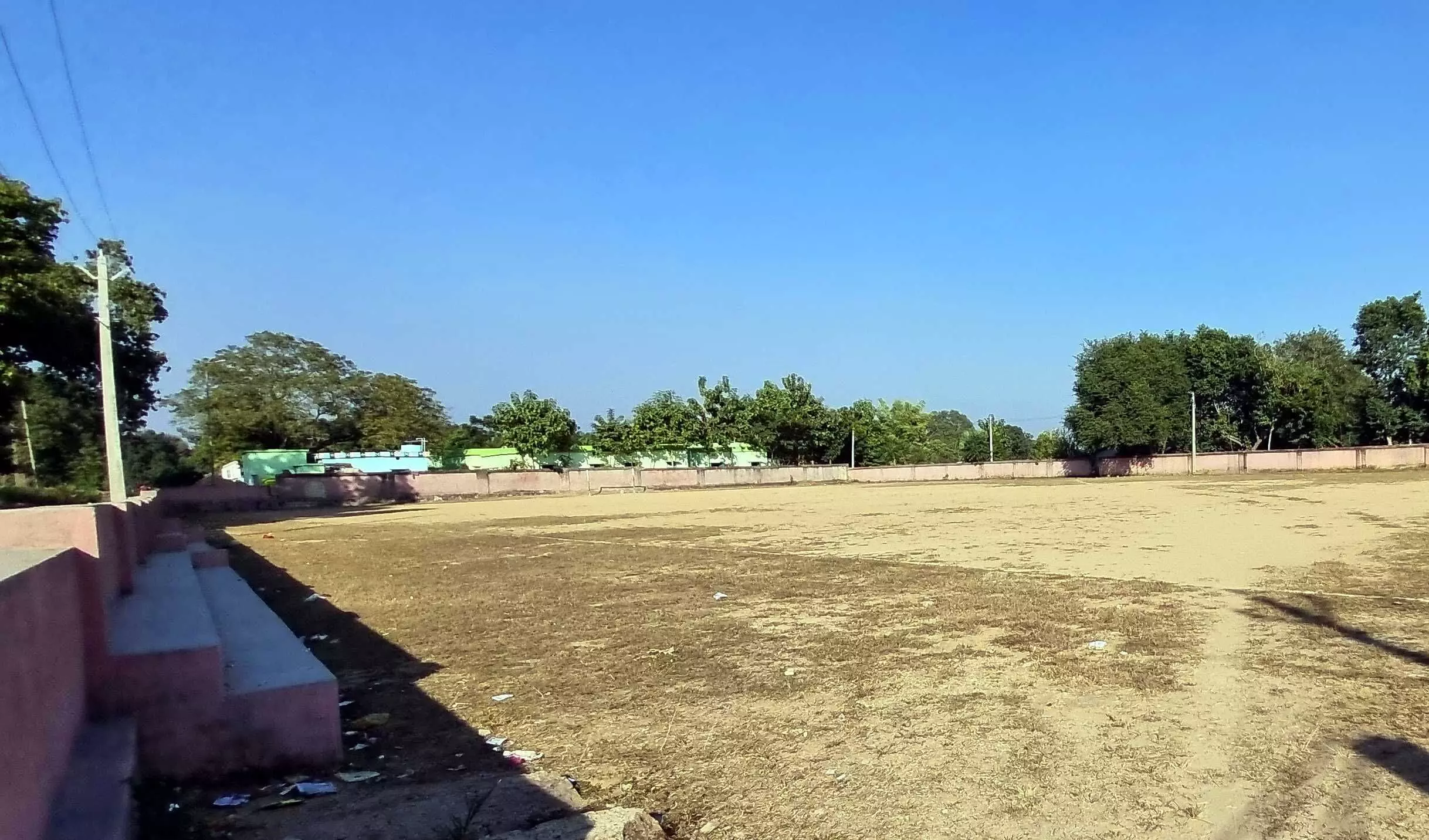 The grass ground in Saunamara where Dilip Tirkey and his contemporaries played