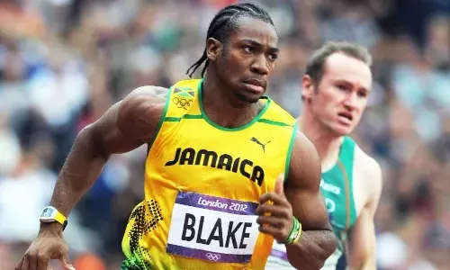 Yohan Blake to promote Mumbai Marathon Yohan Blake to promote Mumbai Marathon