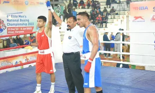 Shiva Thapa, Rohit Tokas move into quarters at National Championships