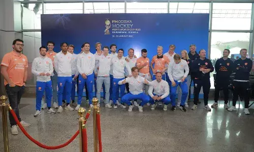 2023 Hockey World Cup: Netherlands team arrives in Bhubaneswar