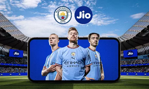 Manchester City announce new partnership with Jio Manchester City announce new partnership with Jio