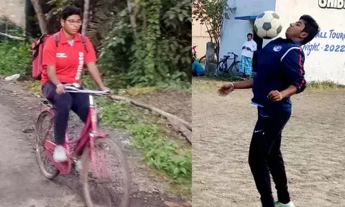 Zomato delivery girl Poulami Adhikari hopes to rekindle her football dream