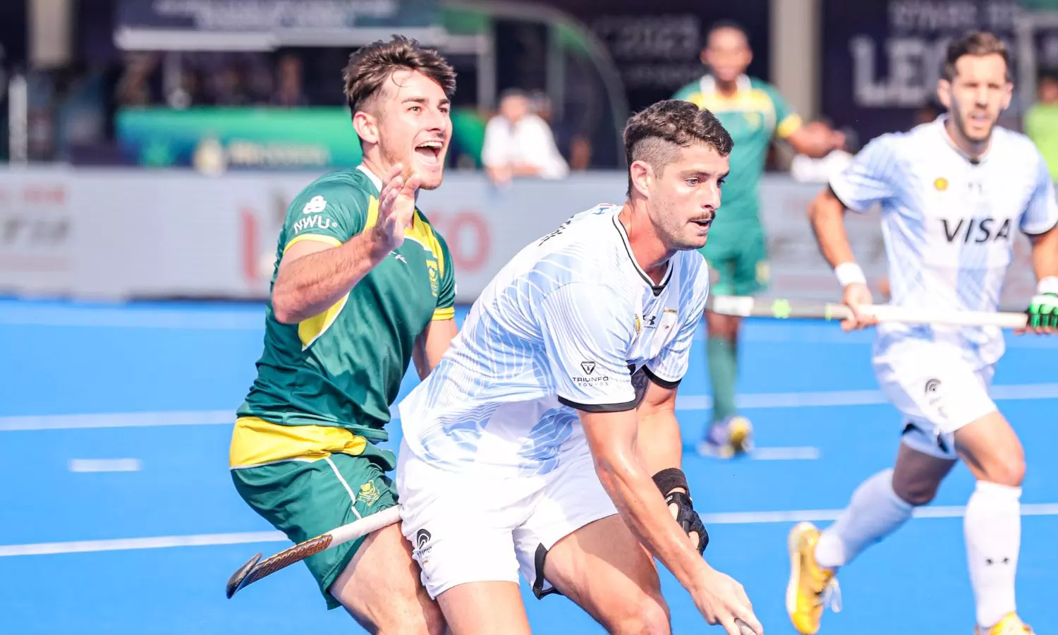 Hockey World Cup 2023 Argentina toil to beat South Africa 1-0 in opener