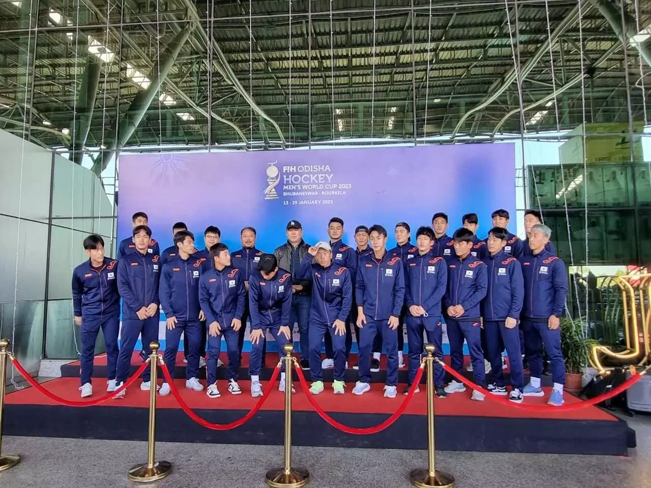 The South Korean team will face defending champions Belgium in their first match.