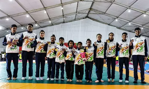 Maharashtra Yogasana Team Khelo India Youth Games