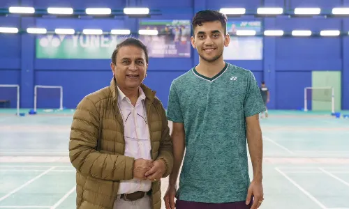You are my new hero: Gavaskar tells Lakshya Sen