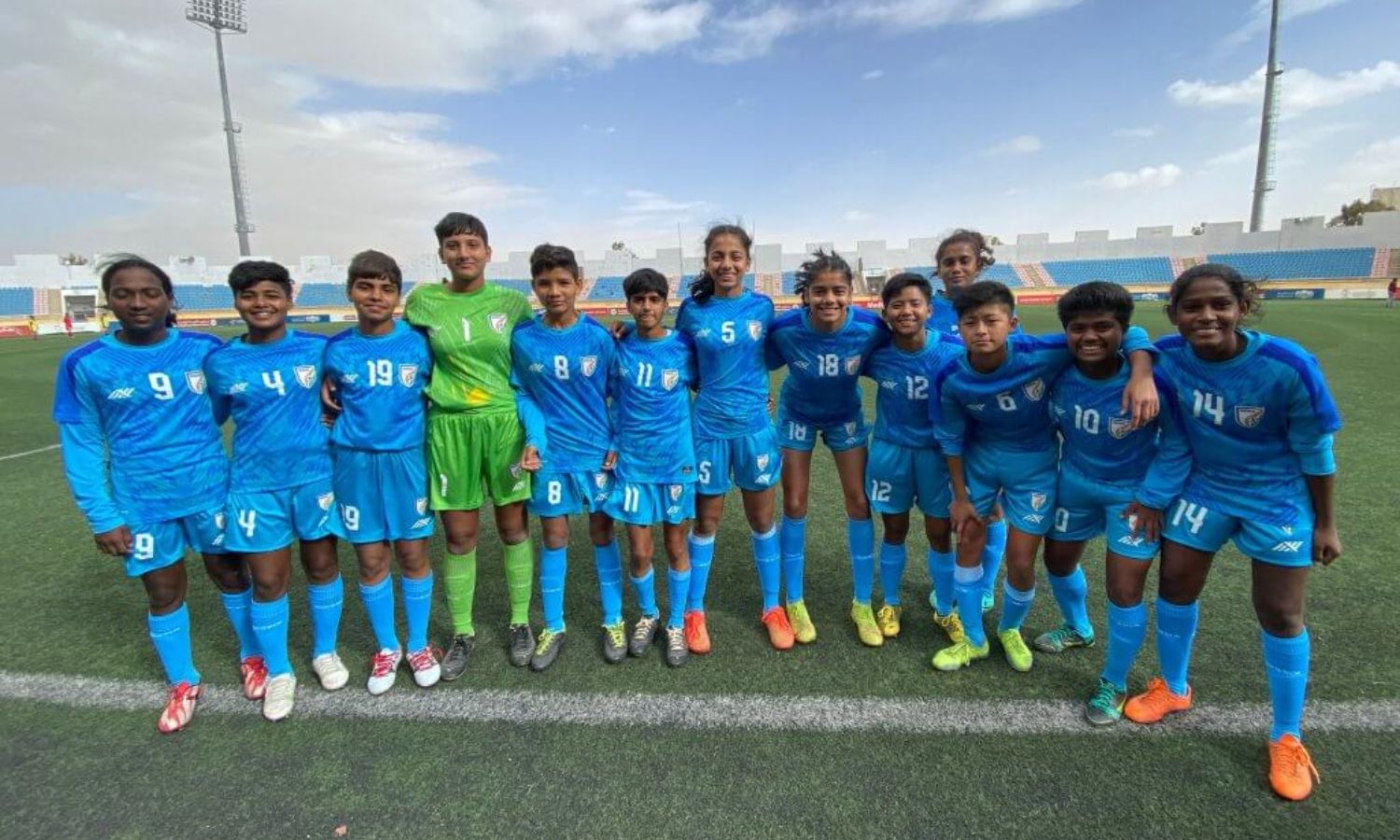 India U17 women defeat Jordan 7-0 in friendly