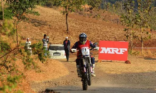 Rajendra crowned MRF MoGrip National Rally Champion for two-wheelers