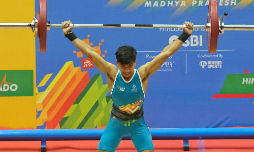 L Dhanush Weightlifting