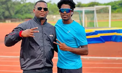 He jumps with me: Triple jumper Chithravel credits his Asian Indoor Athletics medal to coach Betanzos