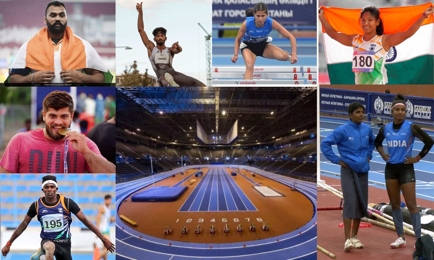 Indian Medal Winners at the Asian Indoor Athletics Championships 2023