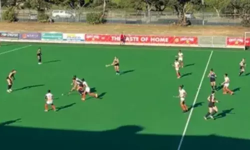 Indian junior womens hockey team beats South Africa 8-1