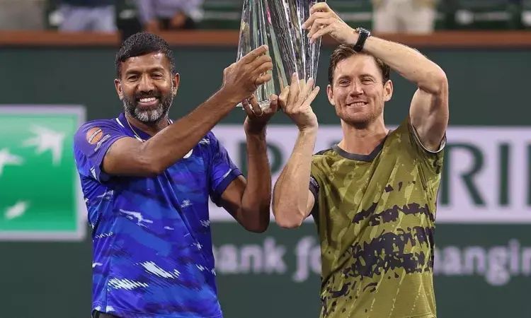 Tennis: Rohan Bopanna wins Indian Wells with Ebden; becomes the oldest-ever to win ATP Masters 1000 title Tennis: Rohan Bopanna wins Indian Wells with Ebden; becomes the oldest-ever to win ATP Masters 1000 title