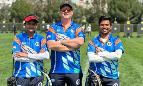 Archery World Cup: Indian Compound Mixed Team reaches final; to face Chinese Taipei