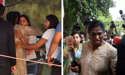 PT Usha, heckled by crowd, meets protesting wrestlers