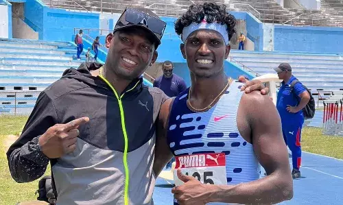 Praveen Chithravel registers national record triple jump in Cuba