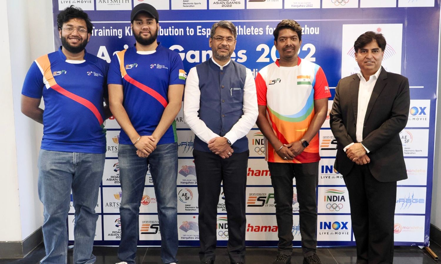 IOA hands Indian Esports contingent training kits for Asian Games