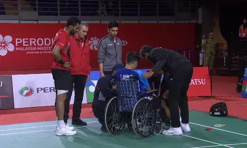 WATCH: HS Prannoy consoles injured opponent in moment of sportsmanship