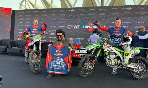 Bollywood actor Arjun Kapoor launches world’s first-ever franchise-based Indian Supercross Racing League