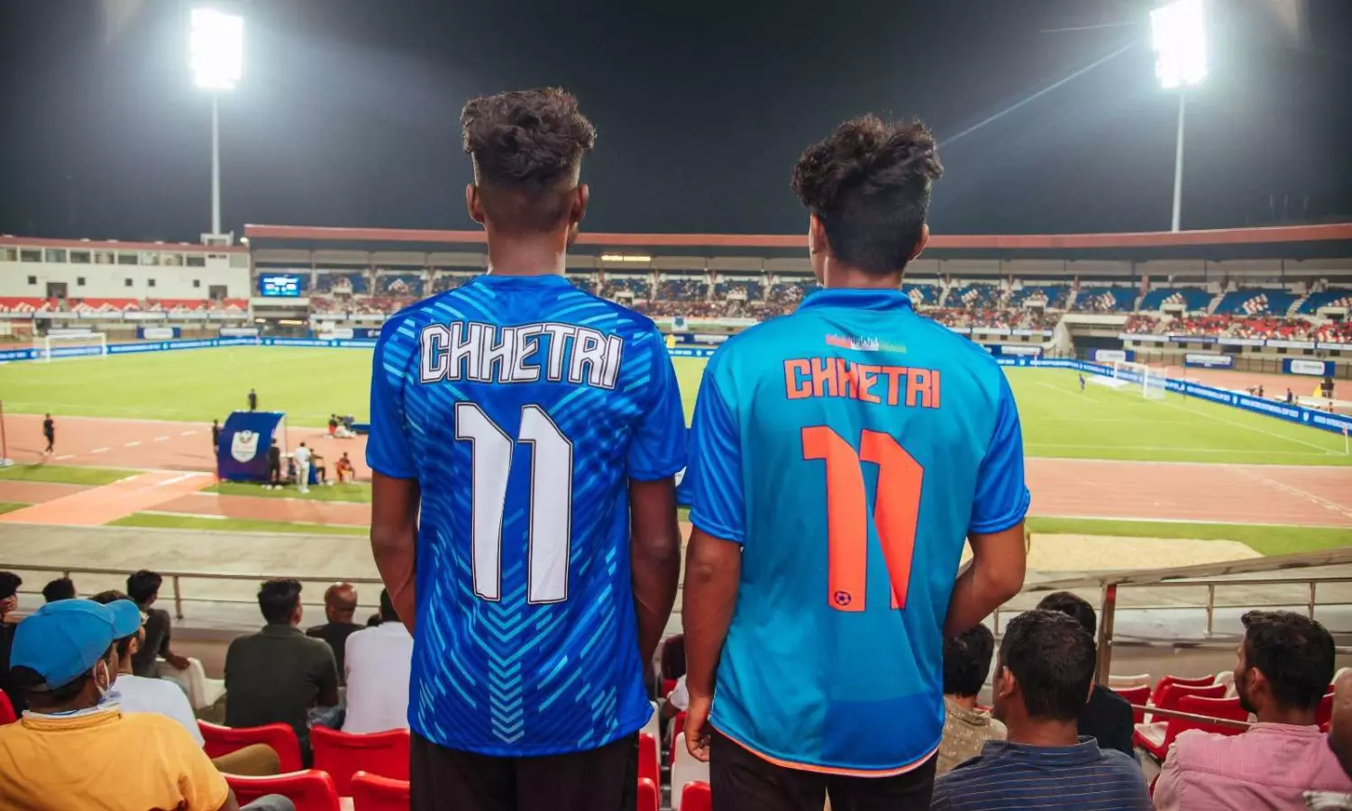 Fans at the Kalinga Stadium