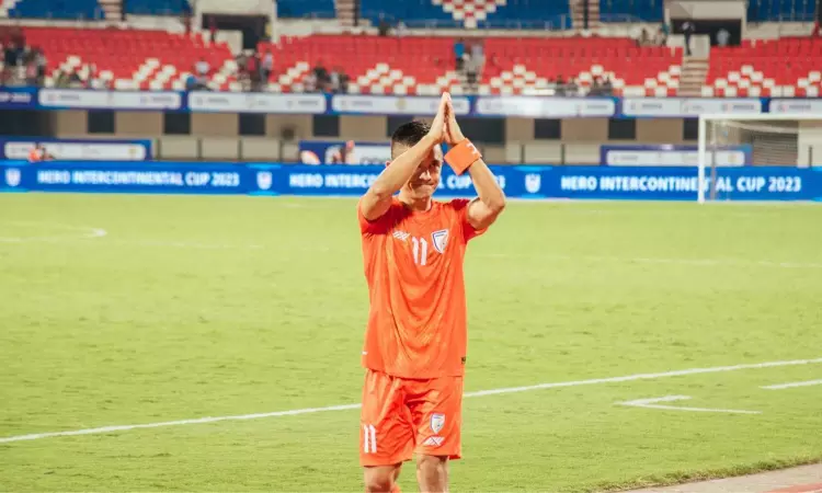 Sunil Chhetri applauds enthusiastic fans, urges more support for next match Sunil Chhetri applauds enthusiastic fans, urges more support for next match