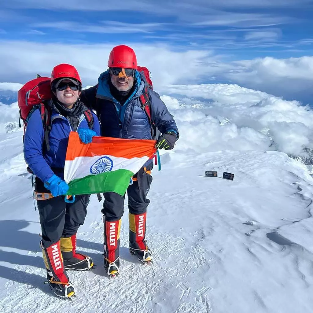 Ajeet Bajaj and his daughter, Deeya summitted Mount Denali on June 5, 2022