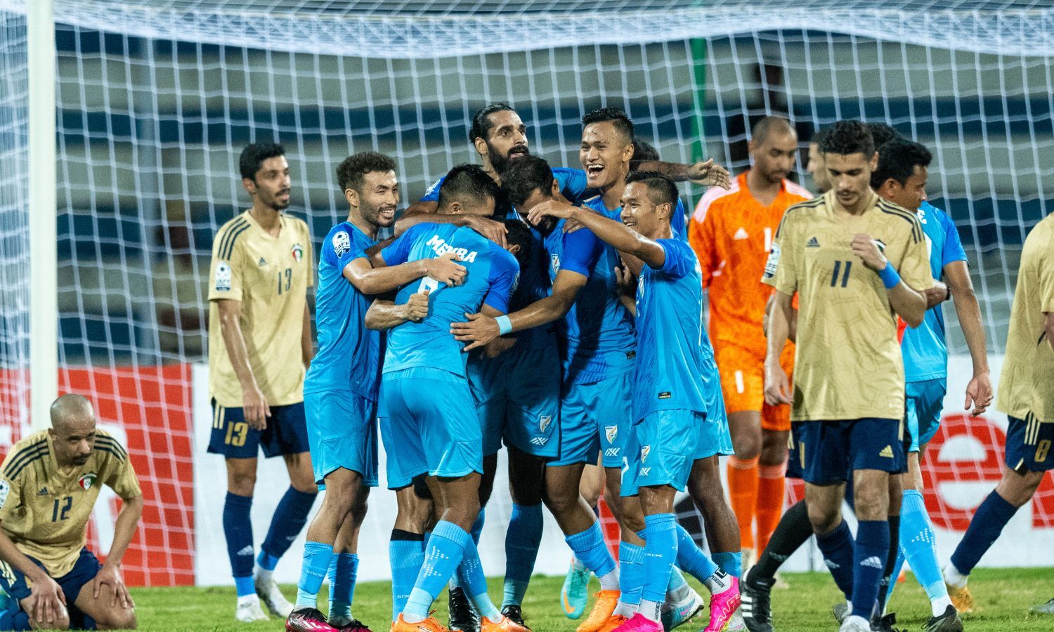 Late own goal cancels Chhetri stunner, India draws against Kuwait