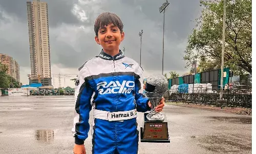 Indias 11-year-old Hamza takes second place in X30 Championship in Sepang
