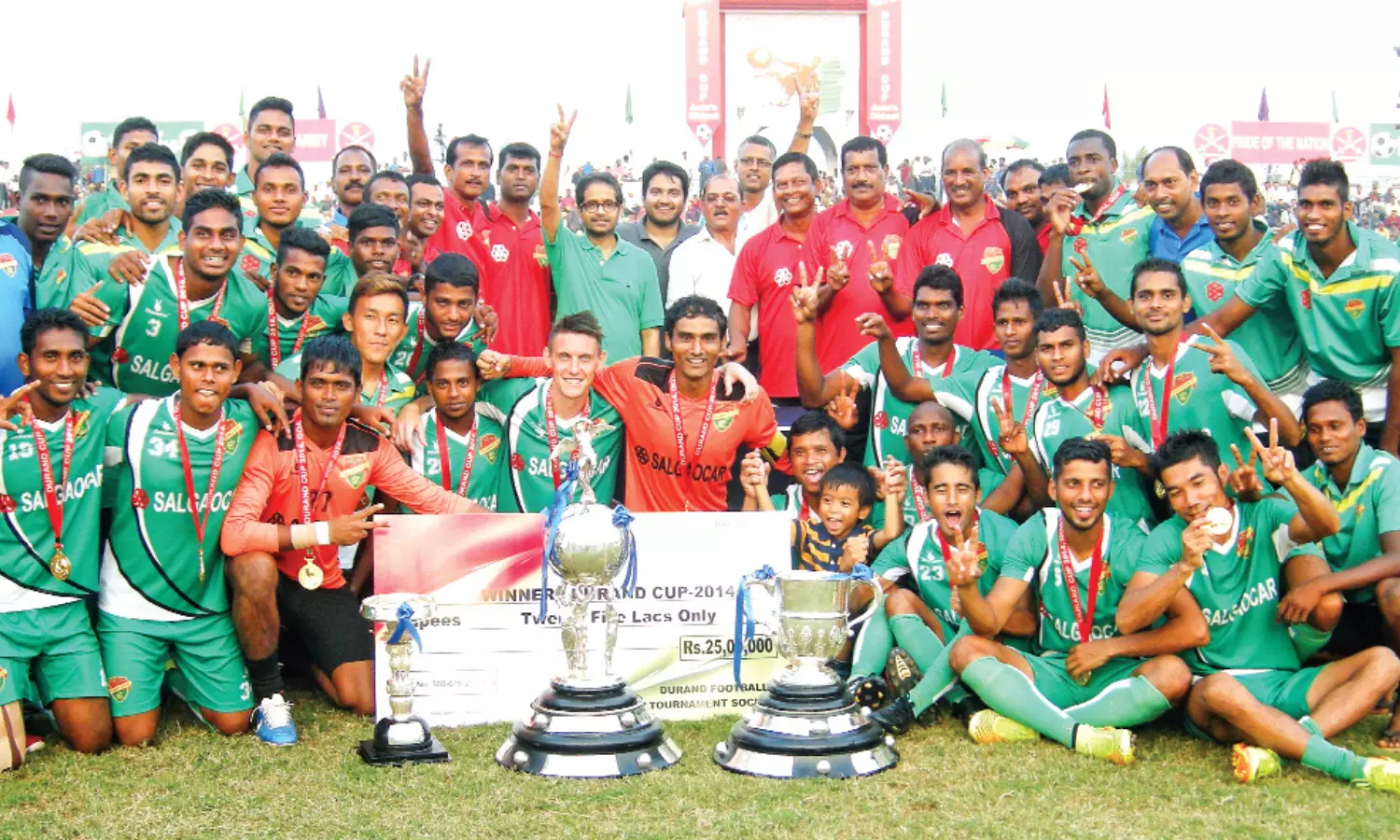 Salgaocar FC Durand Cup 2014 Champions(Image via I-league)
