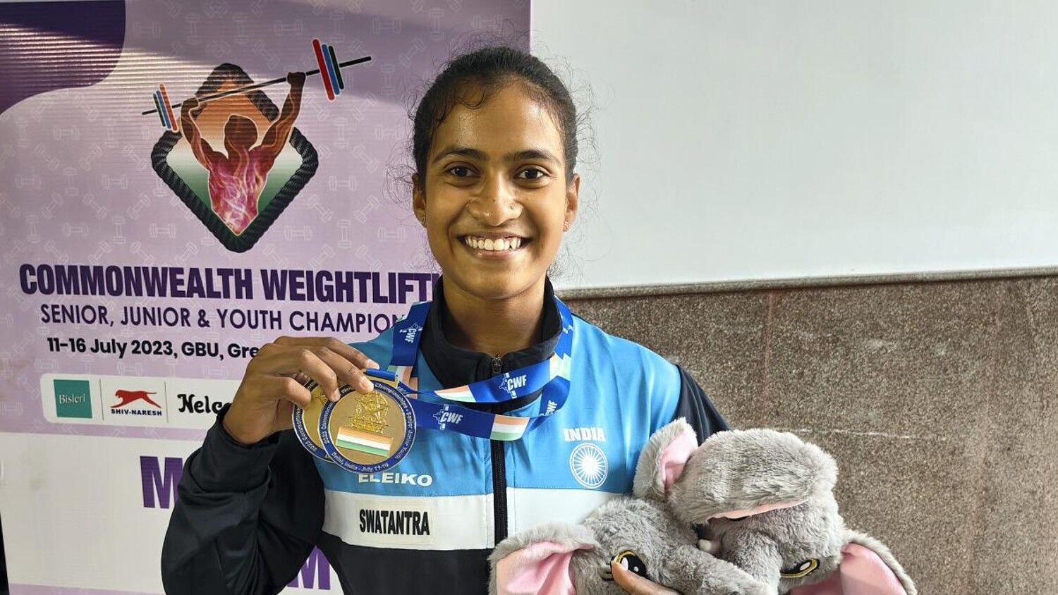 Gyaneshwari Yadav bags two medals and sets a national record