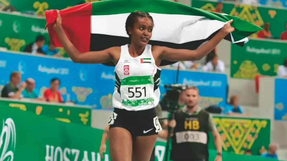 Alia Saeed Mohammed emerged victorious in the womens 10,000m and was the UAEs only gold medallist at the 2014 Asian Games. She switched allegiance from her native Ethiopia in 2010.
