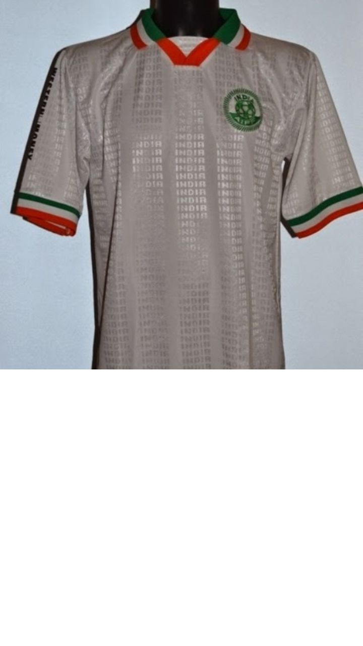 The Indian national football team jersey over the years