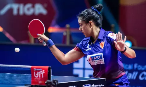 Table Tennis Nationals: Ayhika Mukherjee stunned by Nithyashree