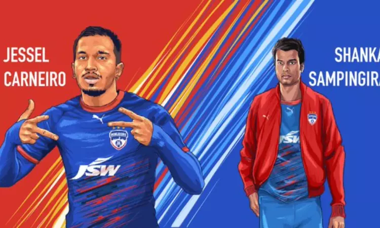 Bengaluru FC completes the signings of Jessel Carneiro and Shankar Sampingiraj