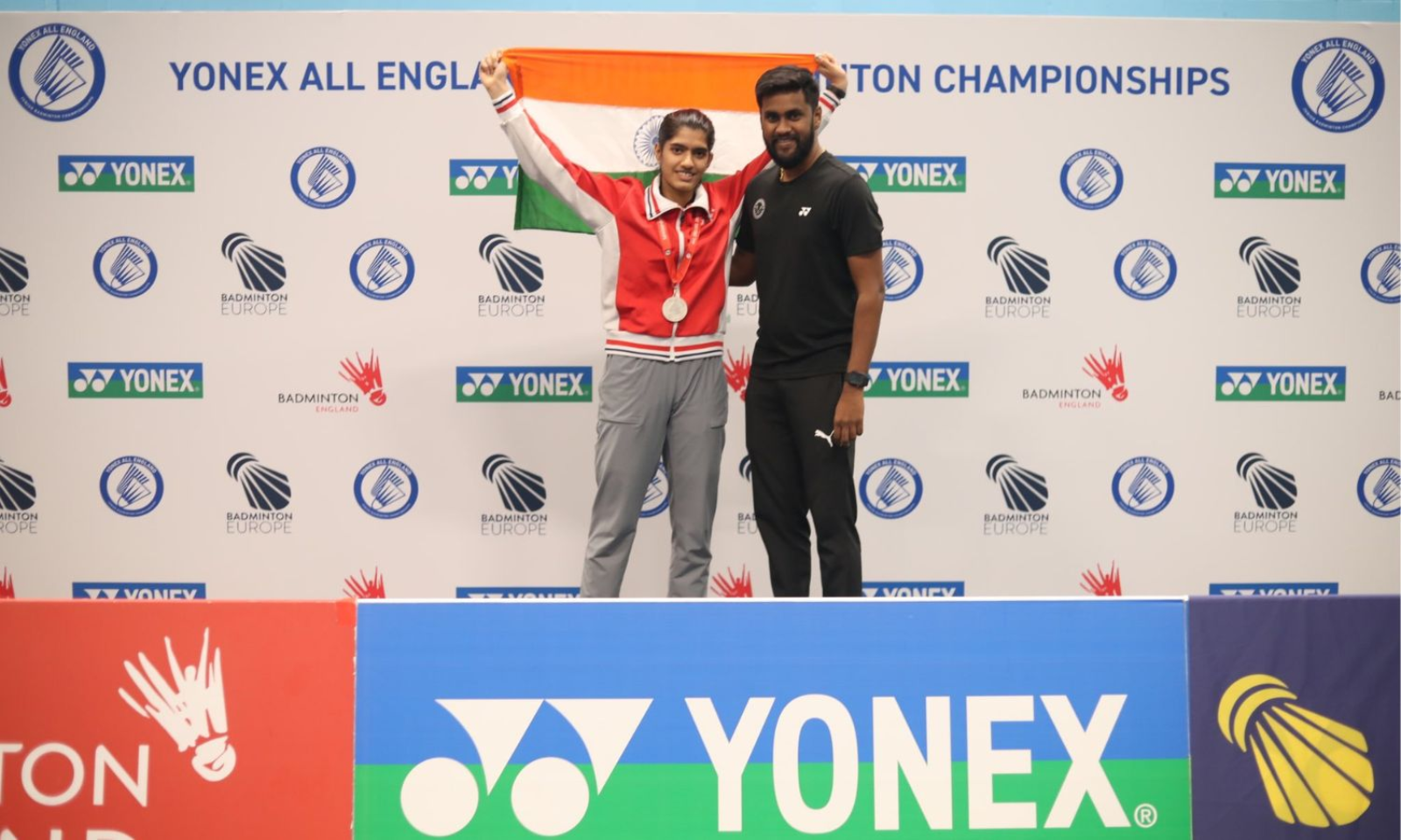 Indias Raksha Kandasamy wins silver at All England Junior Championships