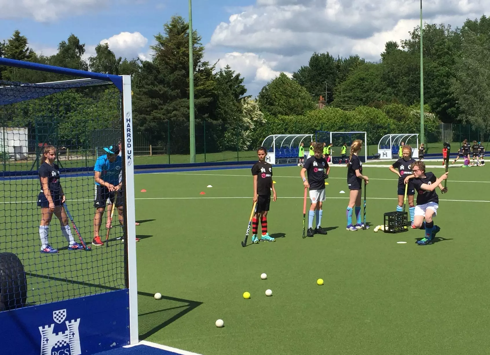 Osian Rees is developing his drag-flick skill under the watchful eye and coaching of Justin Reid in England. (Photo credit: EVO Hockey) Osian Rees is developing his drag-flick skill under the watchful eye and coaching of Justin Reid in England. (Photo credit: EVO Hockey)