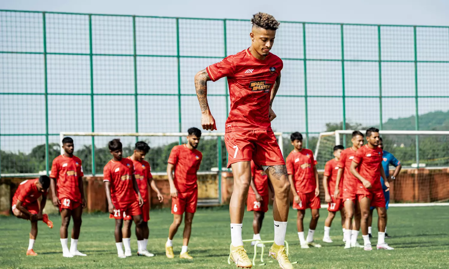 FC Goa in training( Image via FC Goa)